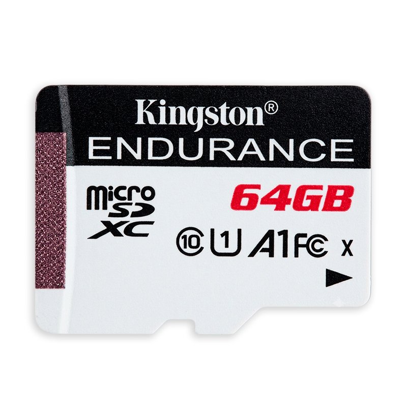 MICROSD KT 64GB ENDURANCE Tarjeta de memoria Kingston Endurance 64GB microSDXC, 95R/30W, C10/A1/UHS-I (solo Tar