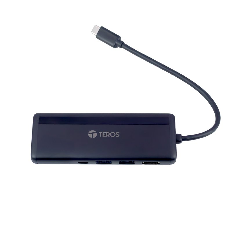 HUB USB TIPO C TE7134N Concentrador de puertos (Hub) TEROS TE-7134N Gen 3 USB-C, 7 en 1