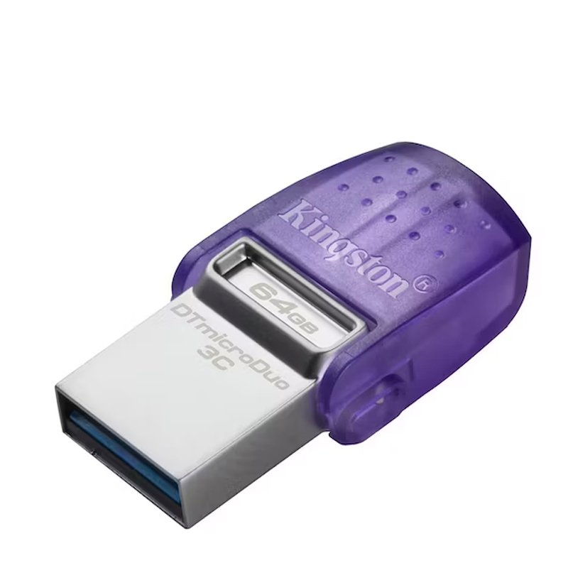 USB KT DT MICRODUO 3C 64GB Memoria Flash USB Kingston DataTraveler microDuo 3C, 64GB, USB 3.2 Gen 1.
