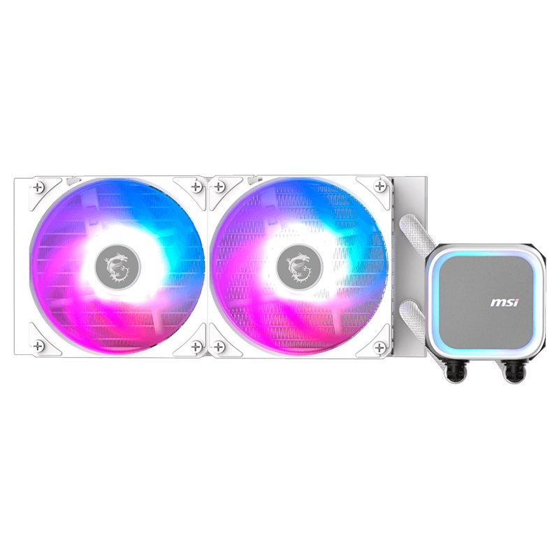 COOLER MSI MAG CLQD A13 240 W Refrigeracion líquida MSI MAG CORELIQUID A13 240 WHITE / Cantidad de ventiladores: 2[
