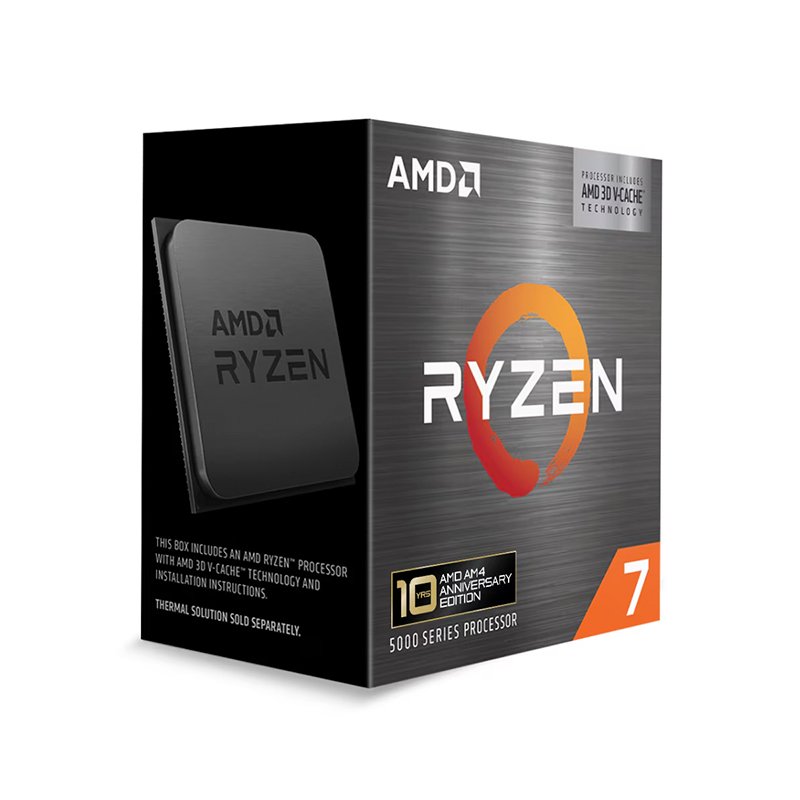 PROC AMD RYZEN 7 5800X3D 3.40G Procesador AMD Ryzen 7 5800X3D, 3.40 / 4.50 GHz, 96MB L3, 8-Core, AM4, 7nm, 105W.[@@@