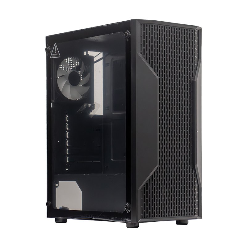 CASE GM ATX TE1332 BLACK Case sin fuente gamer TEROS TE-1332G, Mid Tower, ITX/MICRO-ATX/ATX, USB-A, Audio