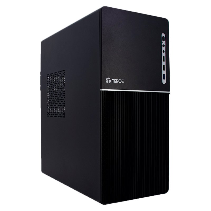 CASE STD ATX TE1037 250W BK Case con fuente TEROS TE-1037S, Full, E-ATX / ATX/ MICRO-ATX / ITX, USB, Audio, 250W[