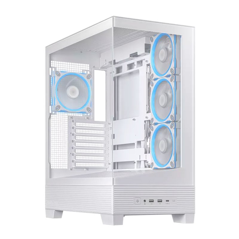 CS AS A31 PLUS ATX WHITE ARGB Case ASUS A31 PLUS Case White