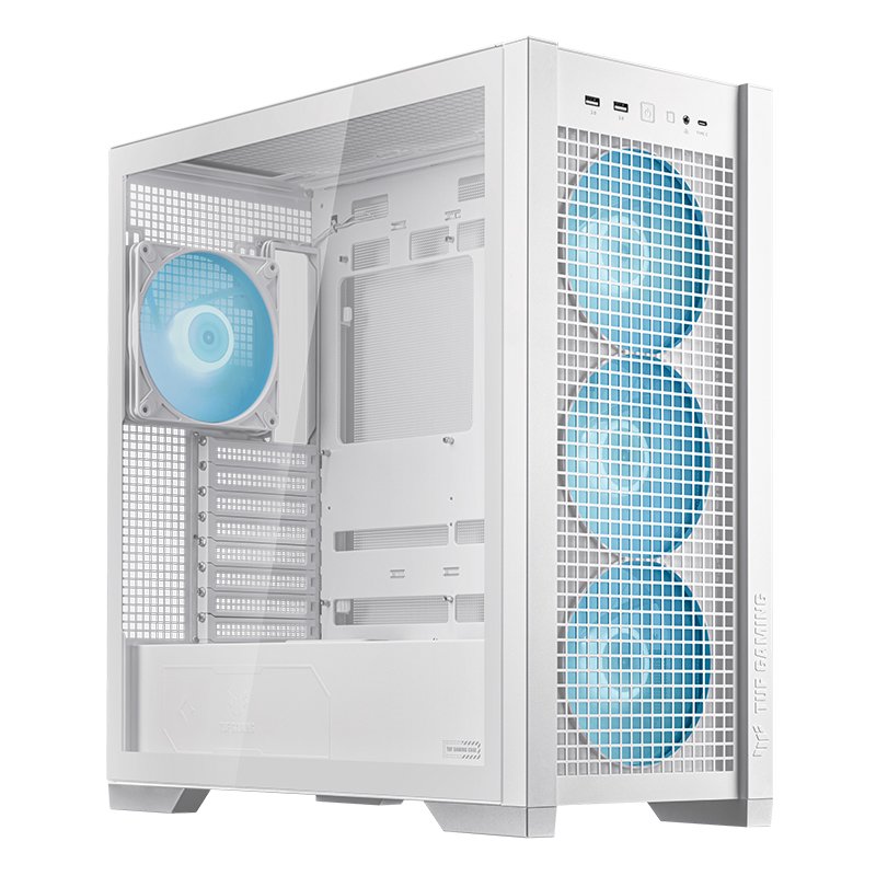 CS AS ATX GT302 ARGB WHITE Case ASUS TUF Gaming GT302 ARGB