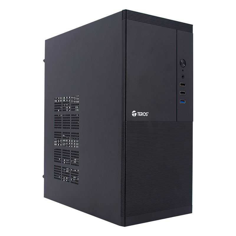 CASE STD MICRO ATX 250W TE1033 Case con fuente TEROS TE-1033S, Mini Tower, MICRO-ATX / MINI-ITX, USB, Audio, 250W[@@