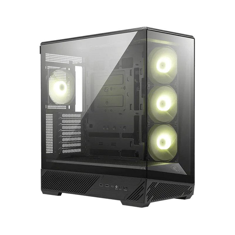 CS MS MAG PANO 130R PZ BLACK Case MSI MAG PANO 130R PZ/BLACK, Factor forma: Mid-Tower, Soporta: Mini-ITX/Micro-ATX