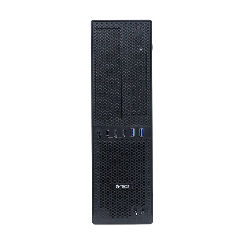 CASE SFF SFF 350W BZ TE1040 BK Case con fuente TEROS TE-1040CS, SFF, MICRO-ATX /MINI-ITX, USB, Audio, 350W