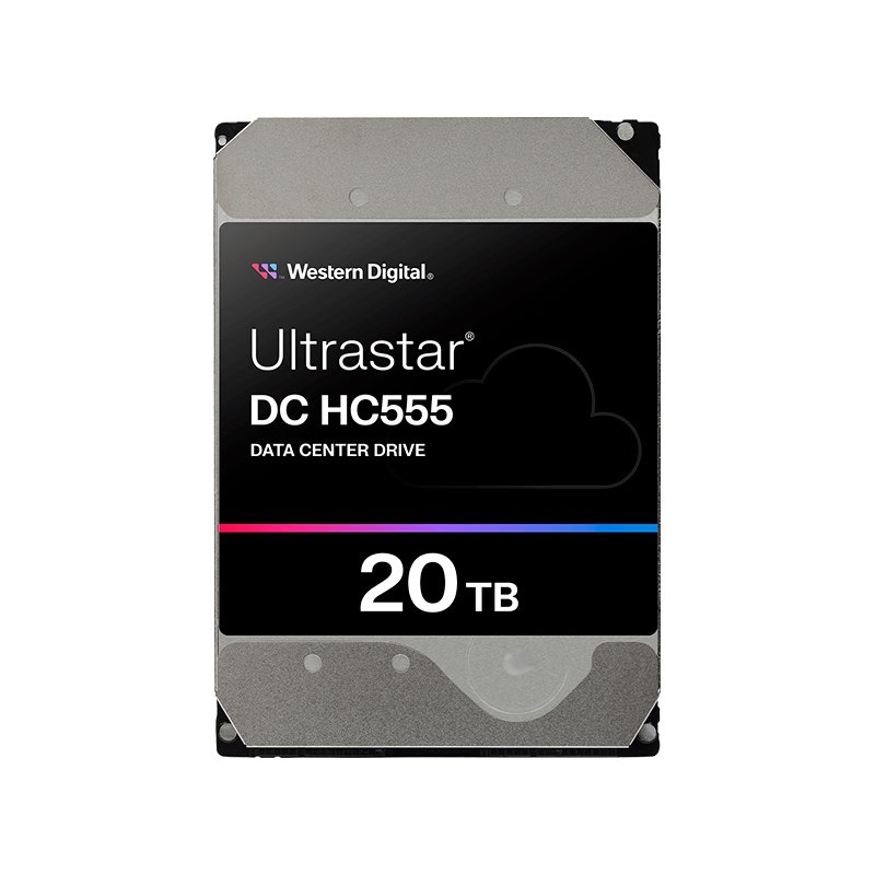 HD ULTRASTAR HC555 20TB SATA Disco duro Western Digital Ultrastar HC555 Data Center, 0B48724/20TB/SATA/3.5"/512MB