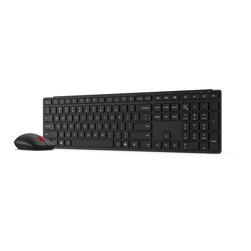 KIT KEYBOARD+MOUSE WIRELESS Teclado y Mouse inalámbricos multimodo Lenovo ProCombo 6000-LA Español 171 (sin bater