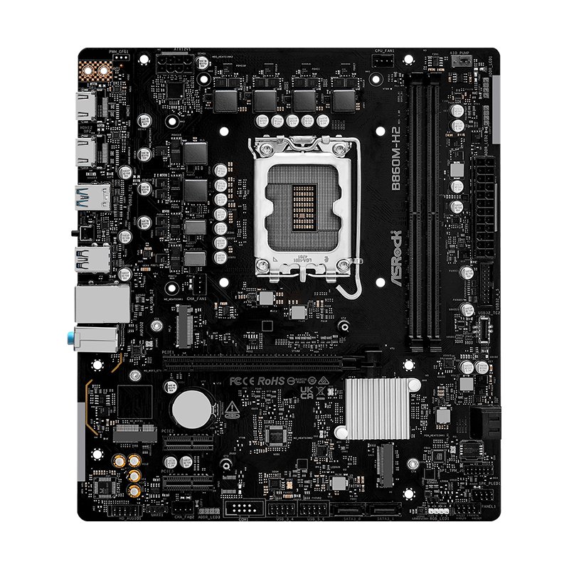 MB AR B860M-H2 S/V/L DDR5 Motherboard ASROCK B860M-H2, Chipset Intel B860, LGA 1851, 2xHDMI, mATX