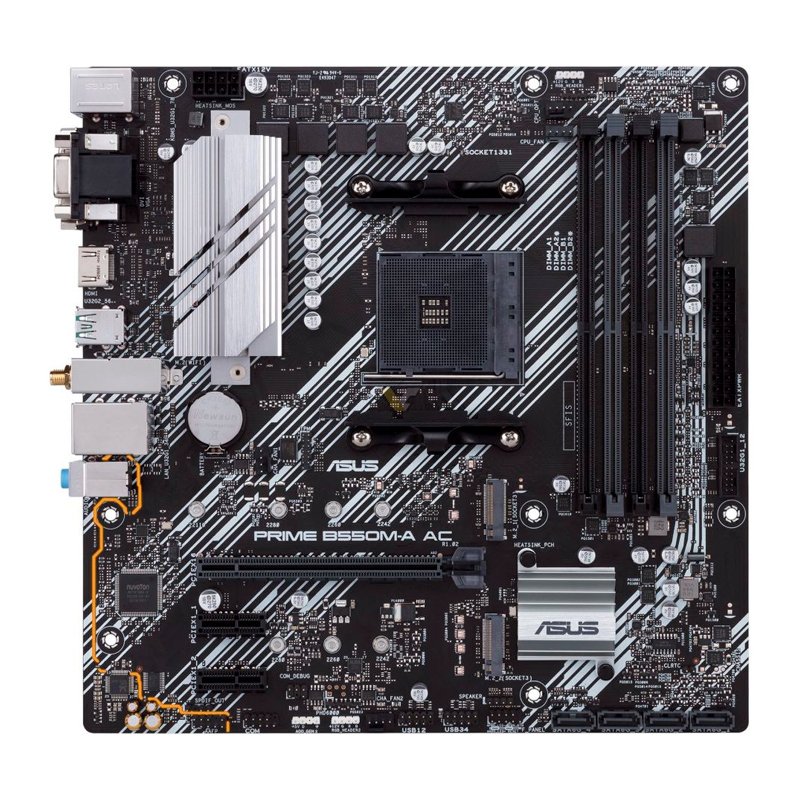 MB AS PRIME B550M-A AC SVL DR4 Motherboard Asus PRIME B550M-A AC, Chipset AMD B550, Socket AMD AM4, mATX