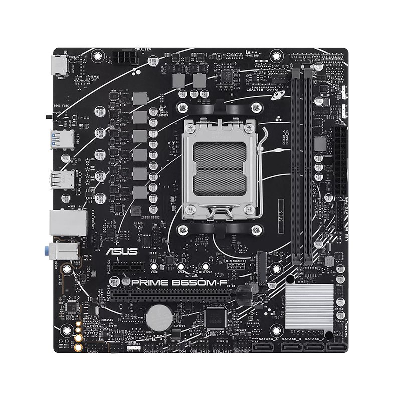 MB AS PRIME B650M-F SVL DDR5 Motherboard ASUS PRIME B650M-F, Chipset AMD B650,Socket AMD AM5, mATX