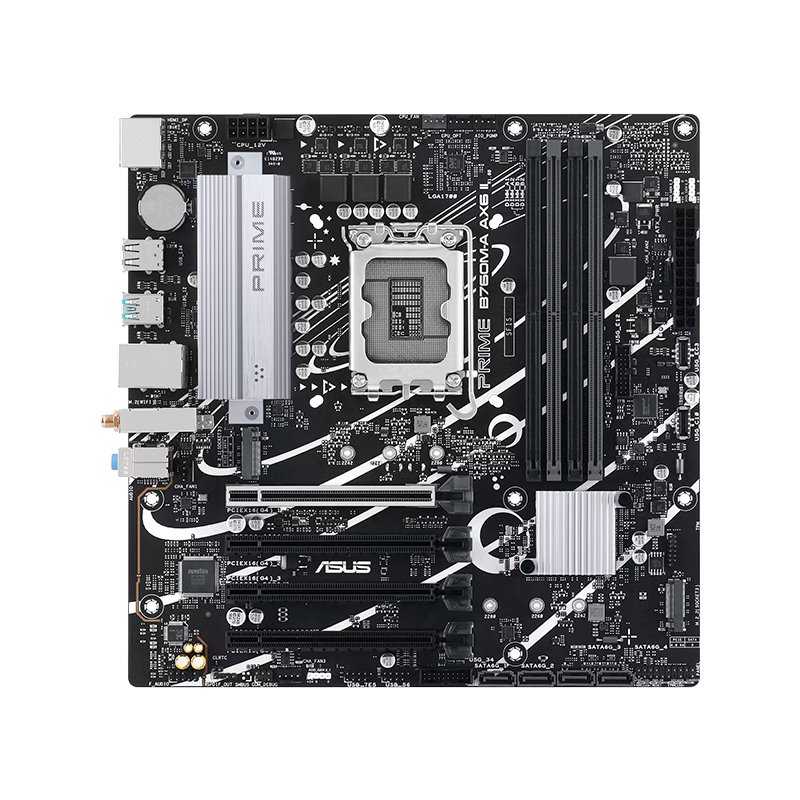 MB AS PRIME B760M-A AX6 II DR5 Motherboard ASUS Prime B760M-A AX6 II, Intel B760, LGA1700, DDR5, WiFi 6, mATX