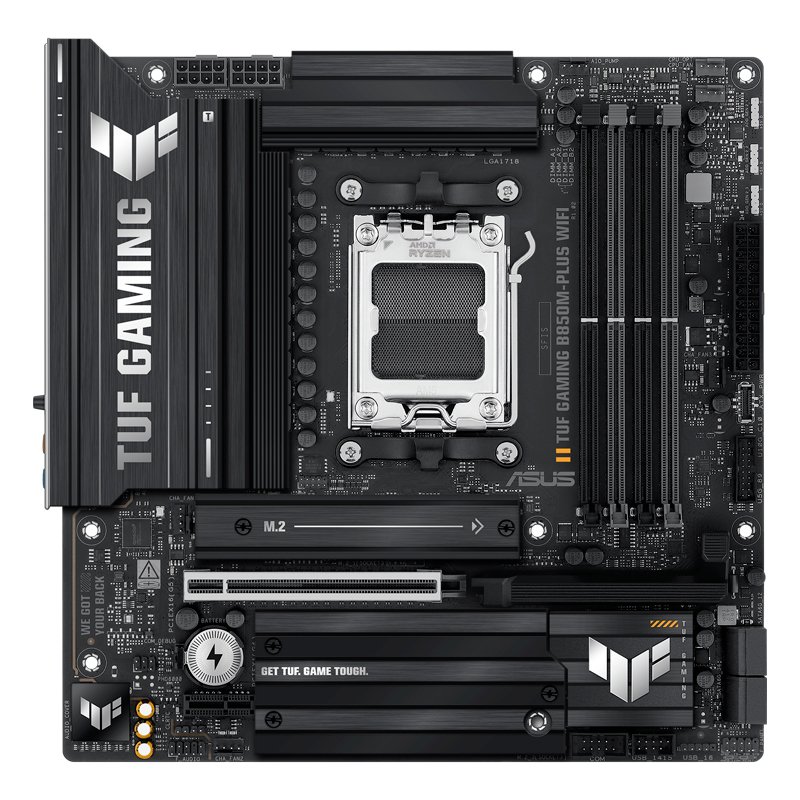 MB AS TUF GAMING B850M-PLUS WF Motherboard ASUS TUF GAMING B850M-PLUS WIFI, Chipset AMD B850, Socket AMD AM5, mATX[@
