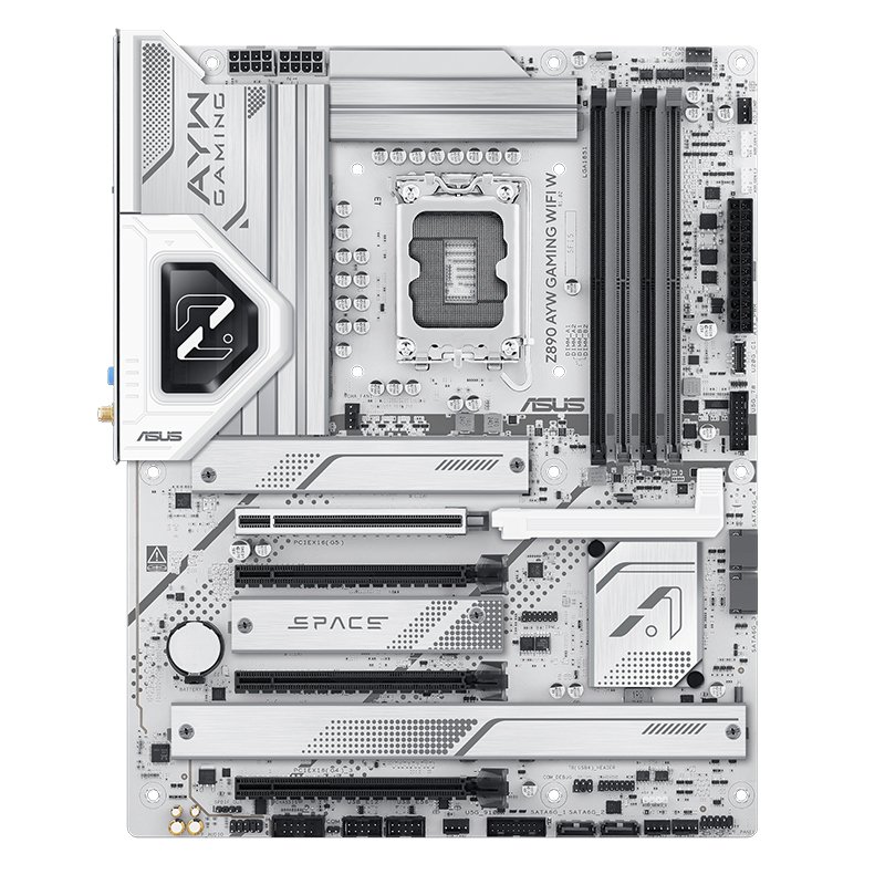 MB AS Z890 AYW GAMING WIFI WHI Motherboard ASUS Z890 AYW GAMING WIFI W, Chipset Intel Z890, LGA 1851, DP, ATX
