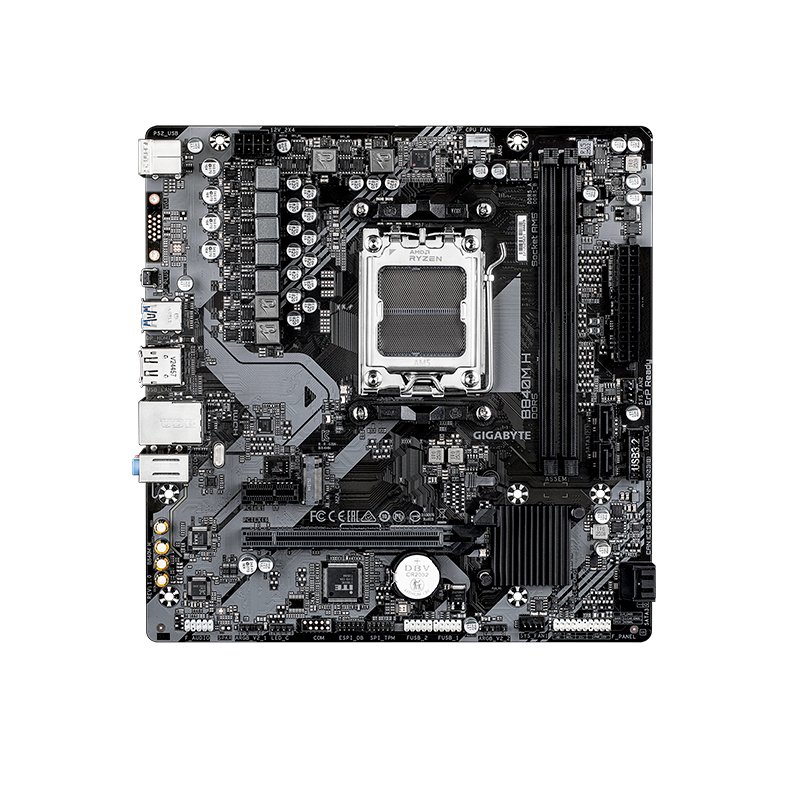 MB GB B840M H S/V/L DDR5 Motherboard GIGABYTE B840M H, Chipset AMD B840, Socket AMD AM5, mATX