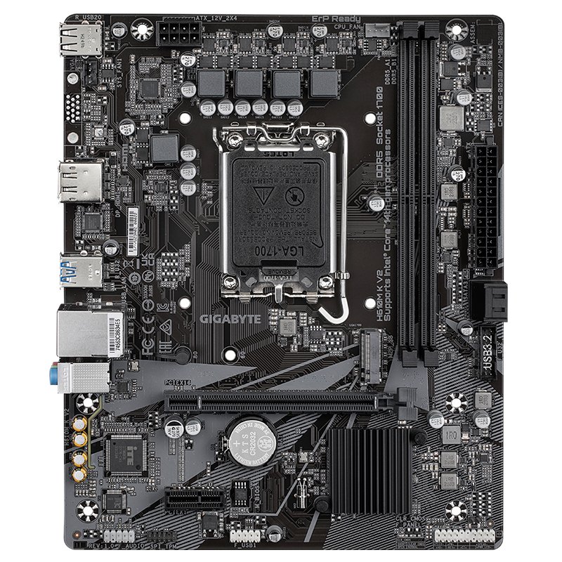 MB GB H610M K V2 S/V/L DDR5 Motherboard Gigabyte H610M K V2, Chipset Intel H610, LGA1700, Micro ATX