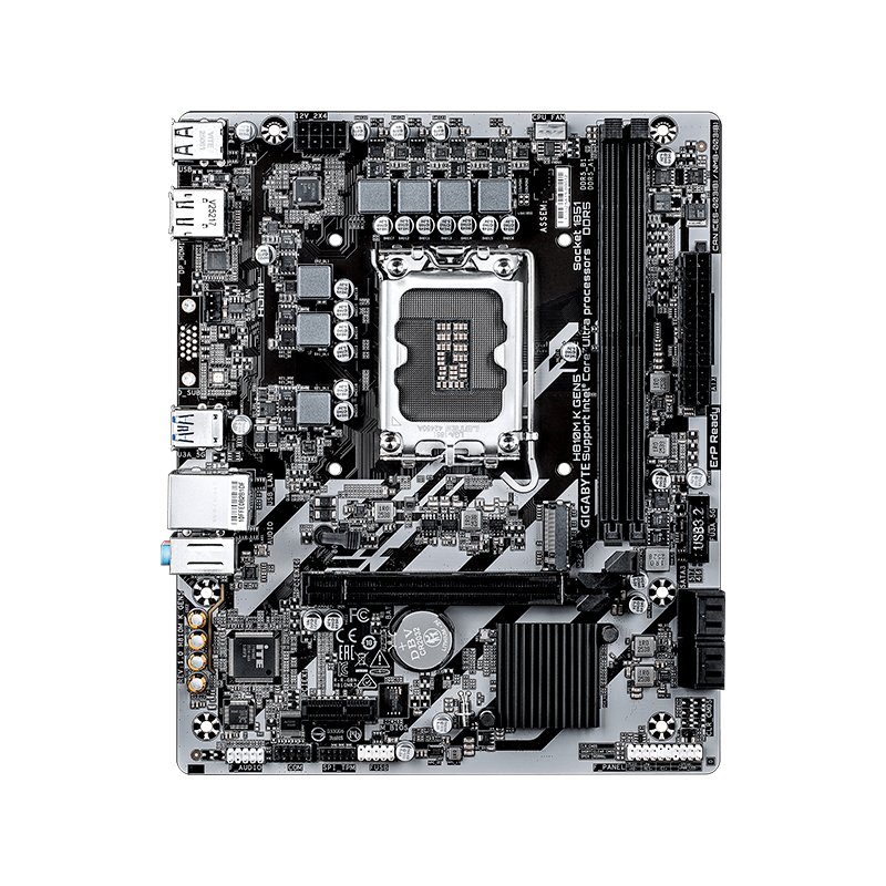 MB GB H810M K GEN5 S/V/L DDR5 Motherboard GIGABYTE H810M K GEN5, Chipset Intel H810, Socket Intel LGA1851, Micro AT