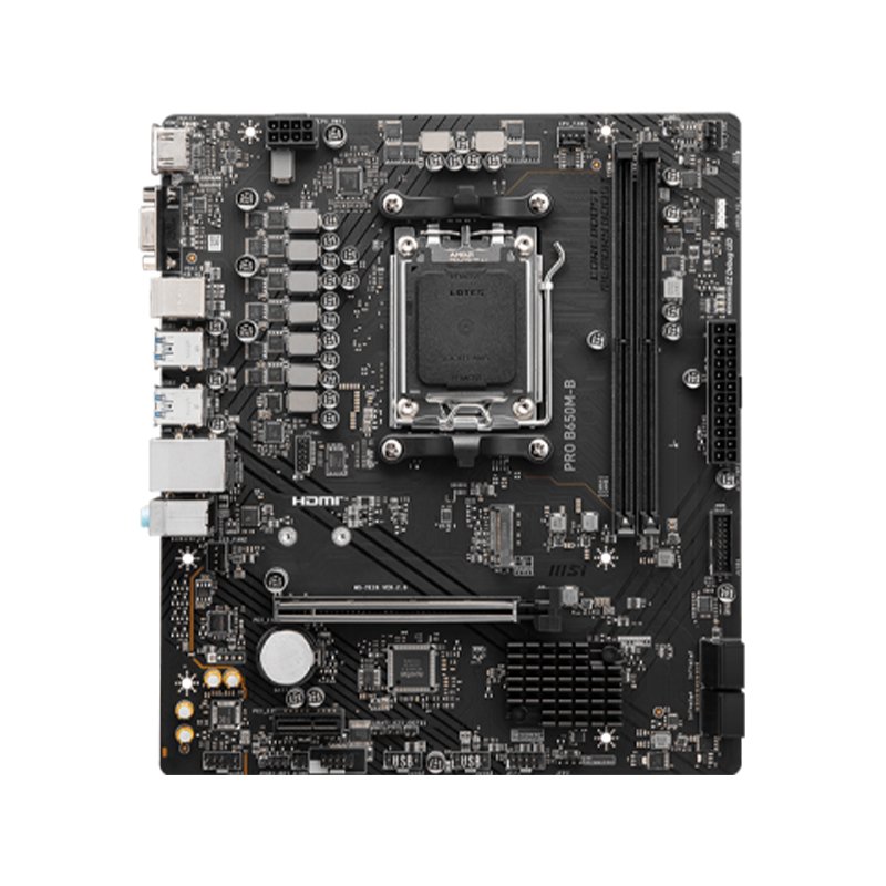 MB MS PRO B650M-B S/V/L DDR5 Motherboard MSI PRO B650M-B, Chipset AMD B650, Socket AMD AM5, mATX