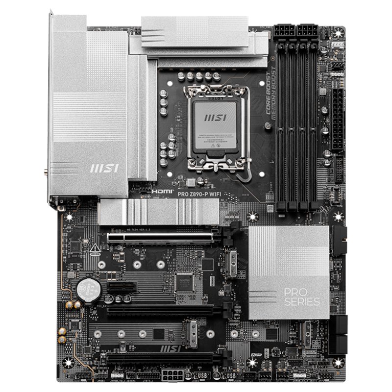 MB MS PRO Z890-P WIFI DDR5 Motherboard MSI PRO Z890-P WIFI, Chipset Intel Z890, LGA 1851, HDMI, DP, ATX