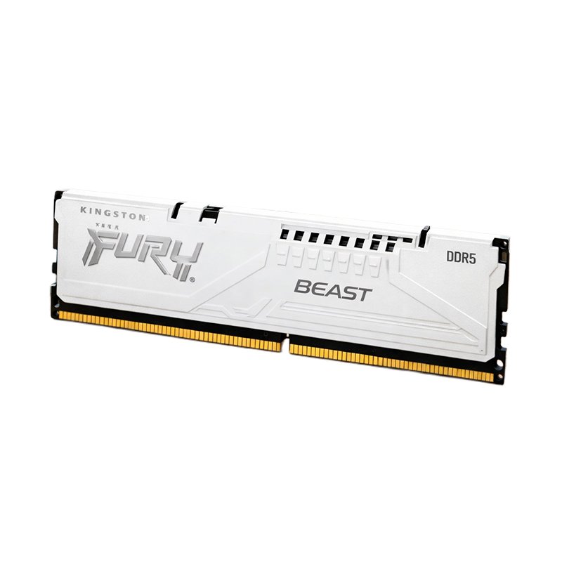 MEM RAM 16G KF 5.60M WHITE DR5 Memoria Kingston Fury Beast, 16GB DDR5 -5600MT/s,CL36, 1.25 V