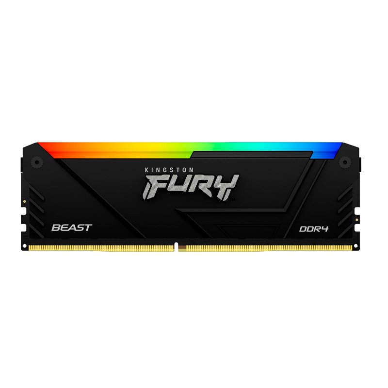 MEM RAM 32G BEAST RGB 3.20G D4 Memoria Kingston Fury Beast 32GB DDR4-3200MT/s PC4-25600, CL16, 1.35V, 288-Pin, RGB,
