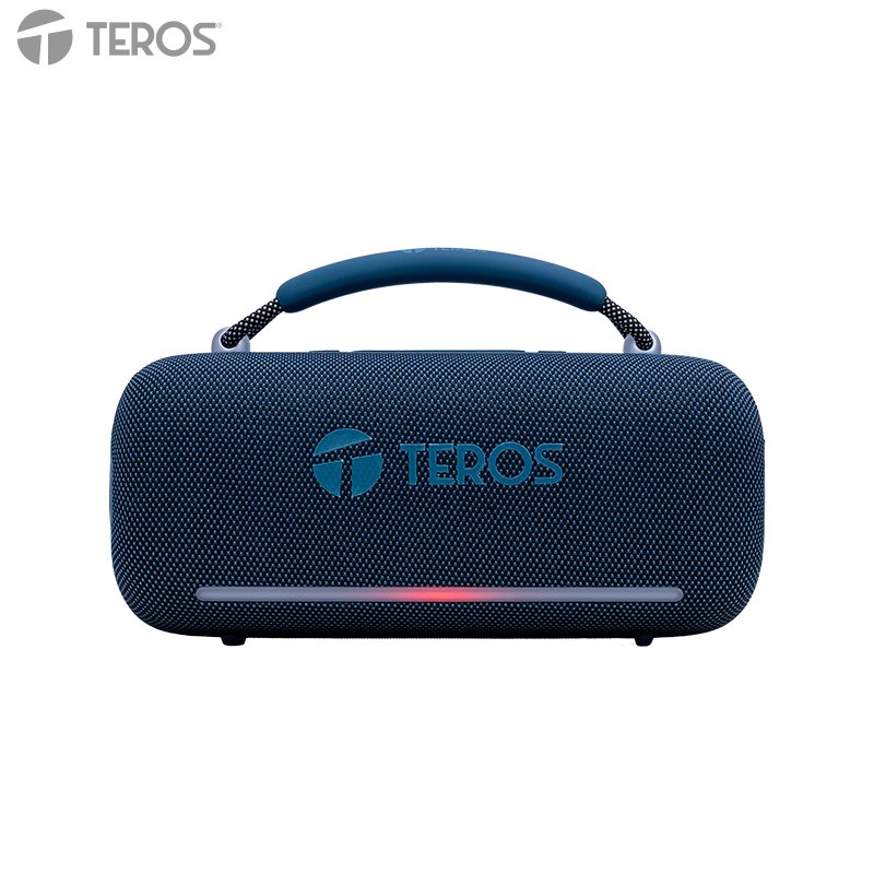 TEROS VIBE SERIES 60W BLUE Parlante Inalámbrico Teros Vibe VB-6049BL, 60W, BT 5.3, 4000 MAH, USB, Luces LED, Azu
