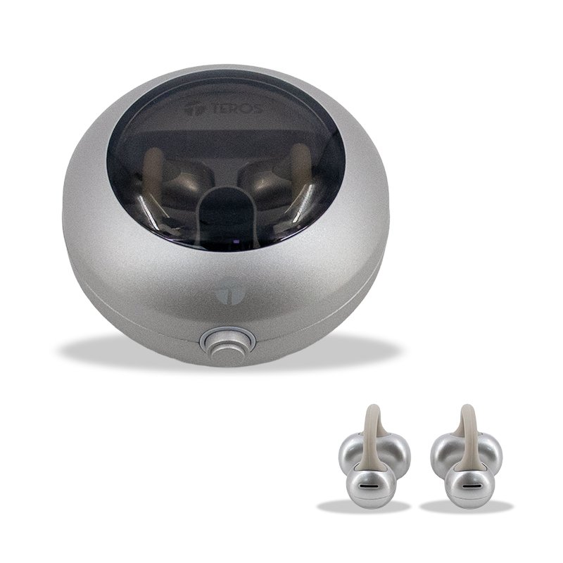 AUDIFONO IND CLIPPER 80712 GRY Audífonos inalámbricos TEROS TE-80712NE, BT 5.4, USB