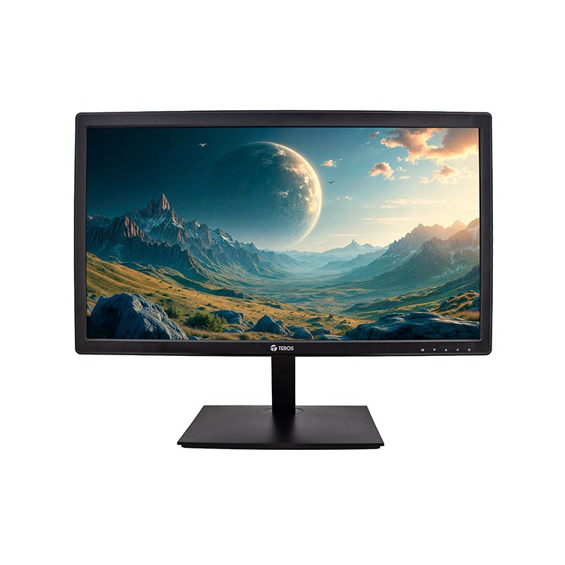 MON TE 19\'' HD 75HZ 5MS FT Monitor plano TEROS TE-1916S, 19.5" HD TN, 75Hz, 5ms, HDMI, VGA, Audio out, Parlantes