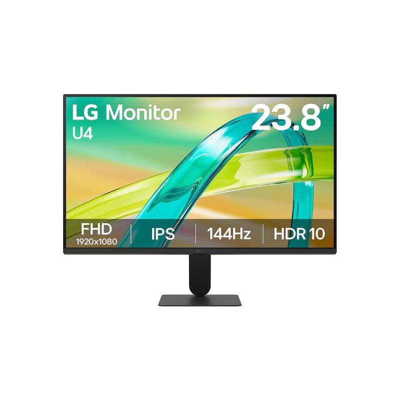 MON LG 24 IPS 144HZ 1MS MB FHD Monitor LG U4 24U411B-B/23.8"/FHD/IPS/144Hz/HDMI/Earphone-out/(3 polos (Solo sonido))