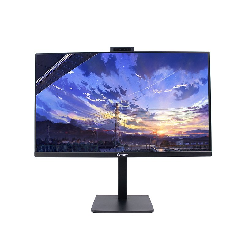 MON TE 27 QHD 100HZ 1MS CAM/MI Monitor plano TEROS TE-2715CS, 27" QHD IPS, 100Hz, 1ms, HDMI, DP, Audio out, Parlante