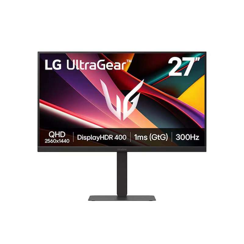 MON LG GAM UG 27 300HZ 1MS Monitor LG Gamer UltraGear G6, 27G640A-B/27" QHD/IPS/300Hz/HDMIx2/DP/USB-C/Speaker(5W