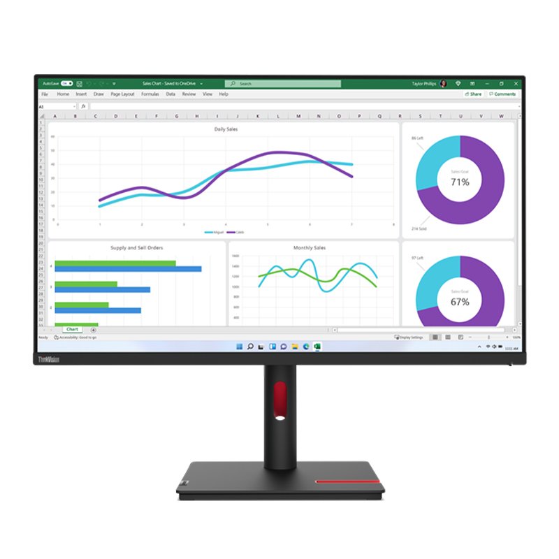 MON LEN T32H-30 WLED 31.5-INCH Monitor Lenovo ThinkVision T32h-30, 31.5" WLED IPS, HDMI x1/DP x1/USB-C x1/USB-A x4/R