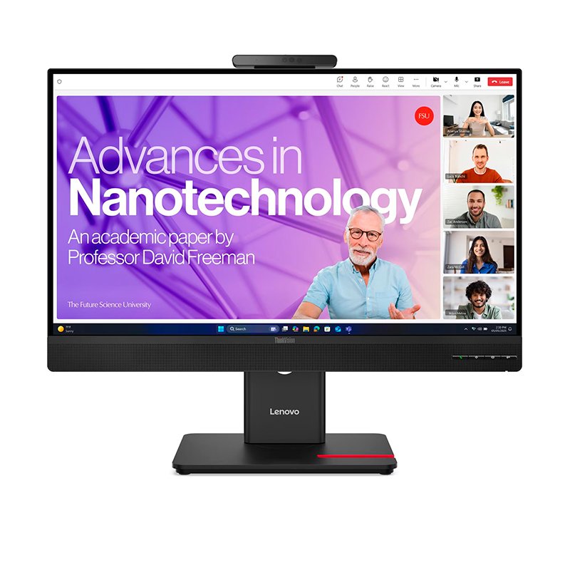 MON 23.8 T24-4V WEBCAM+MIC Monitor Lenovo ThinkVision T24-4v, 23.8" WLED FHD/IPS/HDMI/DP/VGA/USB-A x3/USB-B/USB-