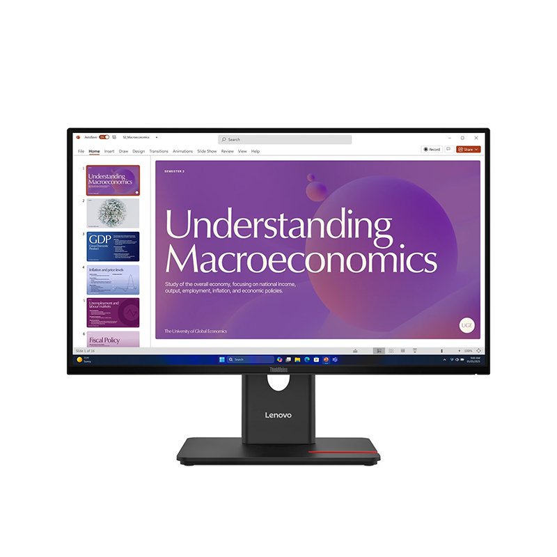 MON LE 23.8 T24D-40/HDMI/DP/US Monitor Lenovo ThinkVision T24D-40, 23.8" 1920x1080 WLED IPS HDMI/DP/RJ-45/Raven Blac