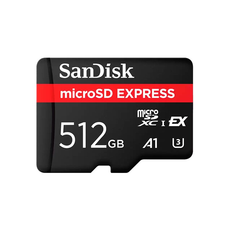 MICROSD SANDISK EXPRESS 512GB Memoria Flash SanDisk microSD Express 512GB, Interfaz: PCIe Gen 3