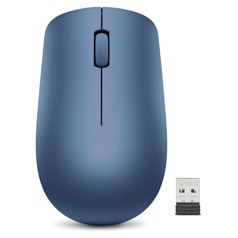 MOUSE LENOVO 530 WIRELESS BLUE Mouse LENOVO 530, Interfaz sensor óptico, 1200DPI, 3 botones, Color abismo azul