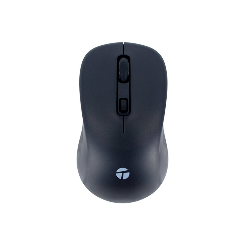 MOUSE WIRELESS TE1231 BK Mouse inalámbrico TEROS TE-1231S, 2.4G, 1600 DPI,BT1, BT2, Receptor USB