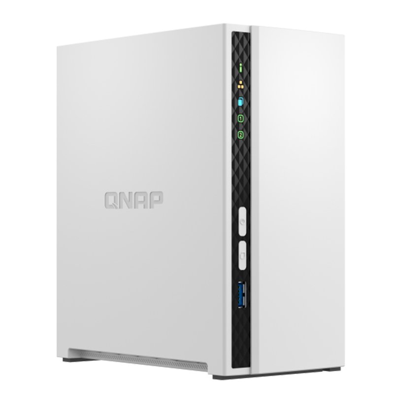 QNAP TS-233 TOWER NAS 2 BAY Servidor NAS QNAP TS-233, ARM Cortex A55 4C/2GHz,2GB RAM(On-Board), Bahias: 2 x 3.5"