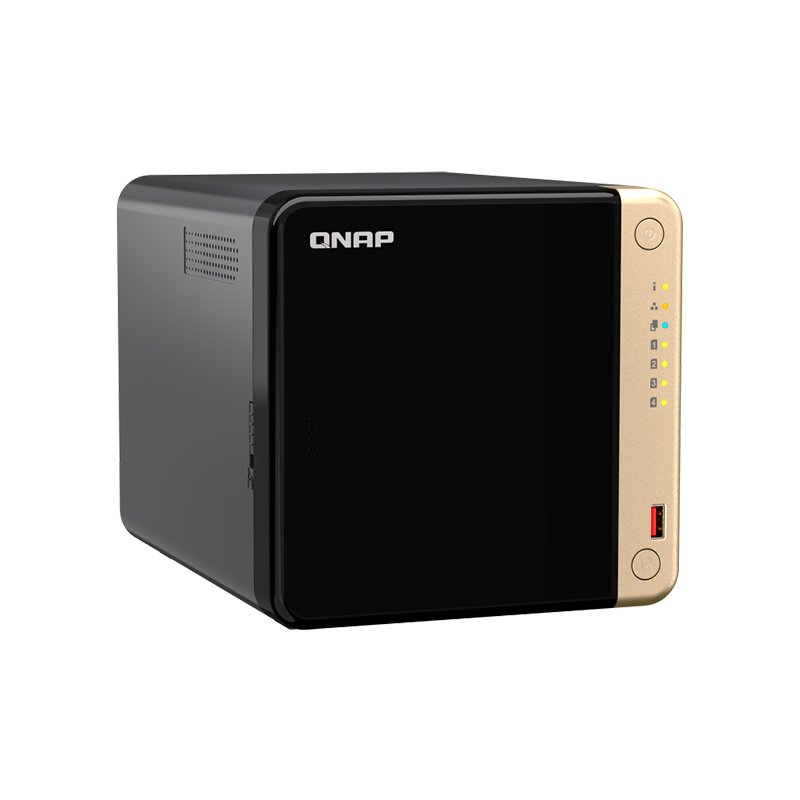 QNAP TS-464 NAS 4 BAY Servidor NAS QNAP TS-464-8G, Celeron N5095 4C/2.9GHz, 8GB DDR4 / Bahias: 4 x 3.5" SAT