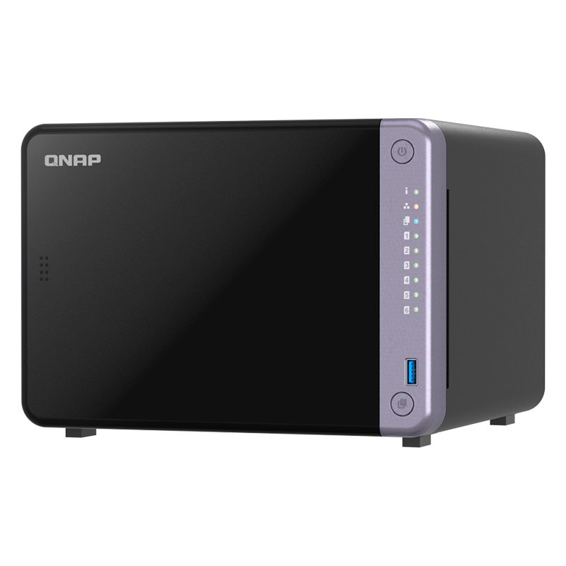 QNAP TS-632X NAS 6 BAY Servidor NAS QNAP TS-632X-4G, ARM AL524 4C/2GHz, 4GB RAM SODIMM, Bahias: 6x3.5" SATA[
