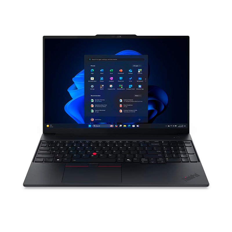 NB LEN E16 U7-255H/16/1/W11P/3 Notebook Lenovo ThinkPad E16 Gen 3 16" WUXGA IPS Core Ultra 7 255H hasta 4.8GHz, 16GB
