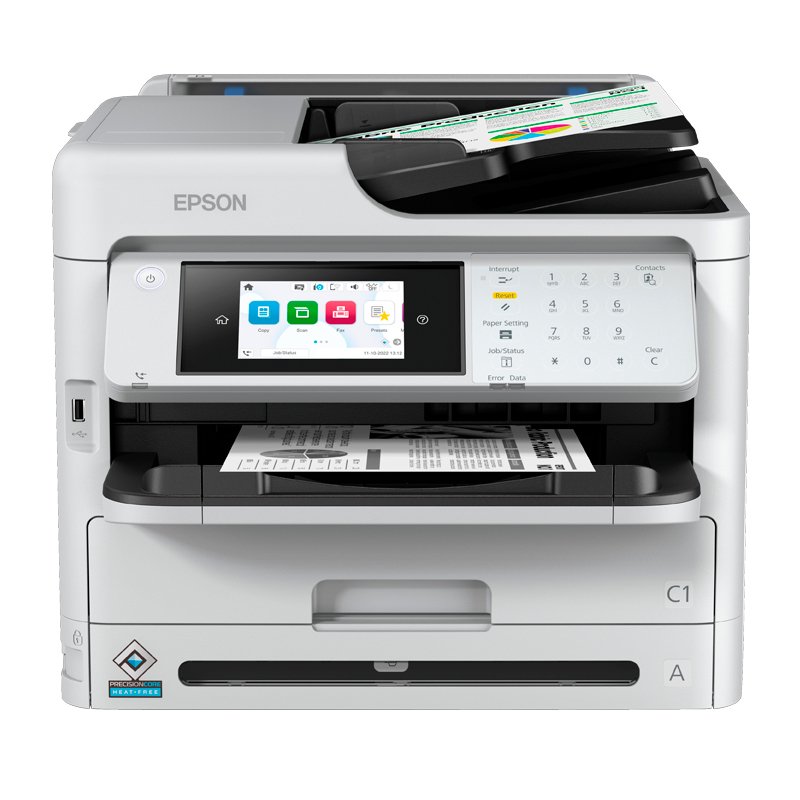 MULTIFUNCIONAL MONOCROMáTICA E Impresora multifuncional EPSON WF-M5899, Imprime / Escanea / Copia / Fax / Lan / WiFi