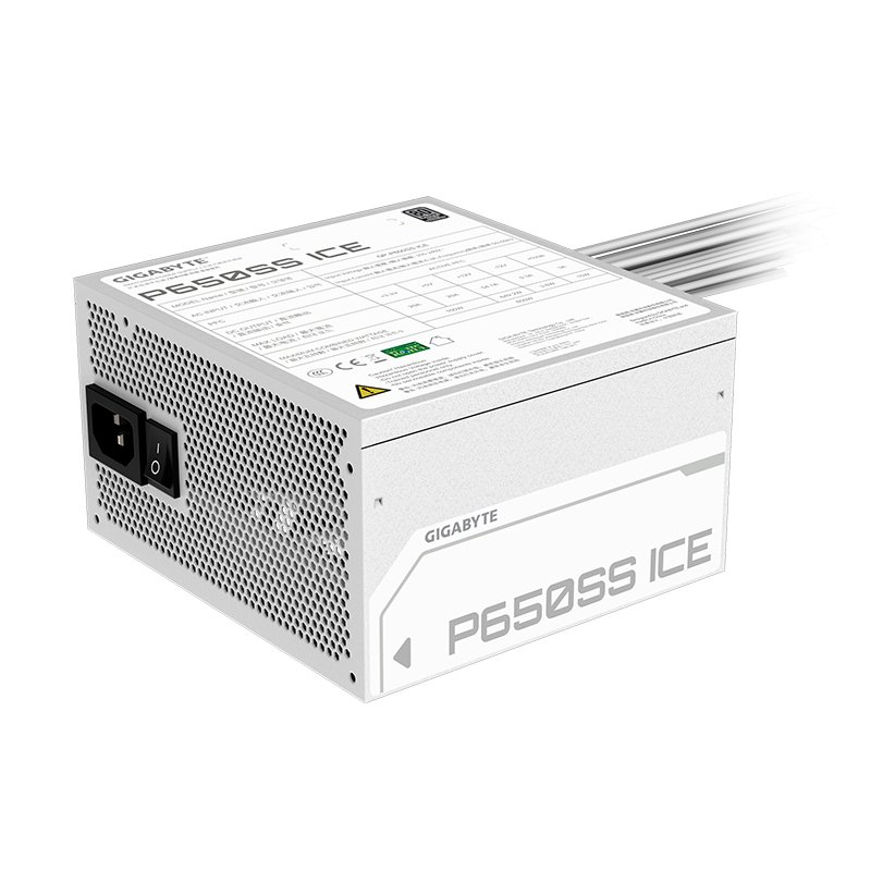 PS GB P650 650W 80+ SILVER Fuente de alimentación Gigabyte P650SS ICE , 650W, ATX, 80 Plus Silver.