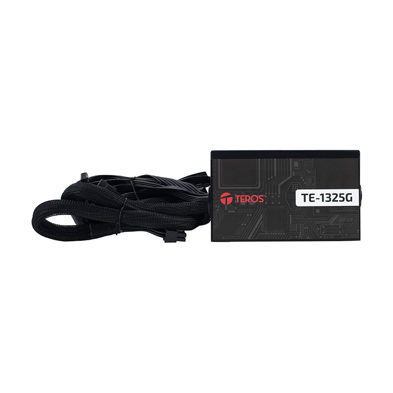 PSU GM ATX 650W TE1325 BK Fuente de alimentación gamer TEROS TE-1325G, Formato ATX, 650W, 110V/240V, 80 PLUS BR