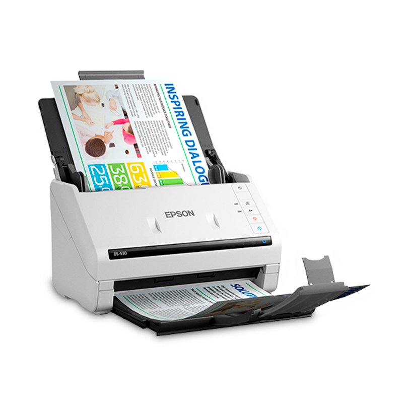 EPSON DS-530X Escáner Epson DS-530X dúplex 45ppm/90ipm ADF 100 hojas 600dpi TWAIN/ISIS OCR