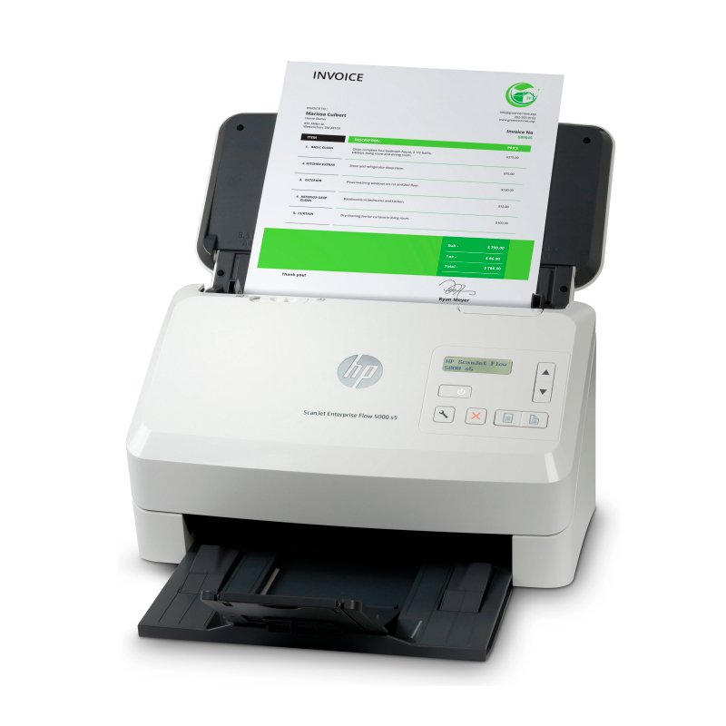 HP SCANJET ENTE. FLOW 5000 S5 Escaner HP ScanJet Enterprise Flow 5000 s5, Resolucion (600x600 ppp), USB 3.0