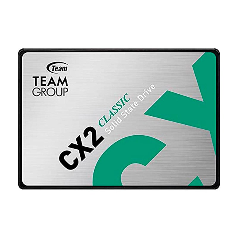 SSD 1TB TG CX2 2.5'' SATA III Unidad de estado solido Teamgroup CX2, 1TB, SATA 6.0 Gb/s, 2.5", ECC, DC +5V