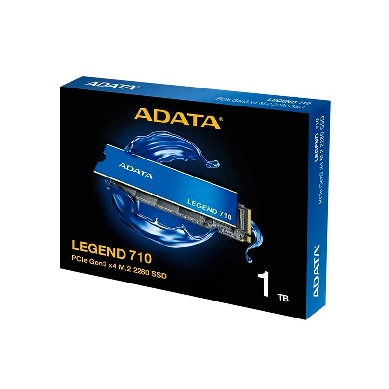 SSD ADATA LEGEND710 1TB NVME Unidad en estado solido (SSD) ADATA LEGEND 710 1TB PCIe Gen 3.0 x4 M.2 2280